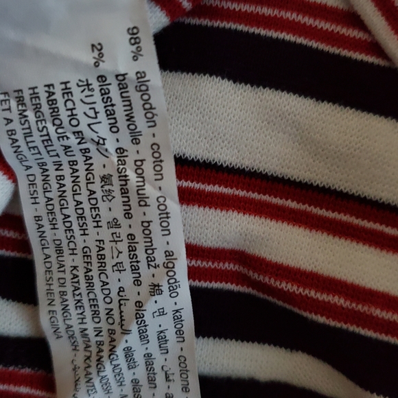 Zara haltered neck tank with stripes Large size - Picture 5 of 5